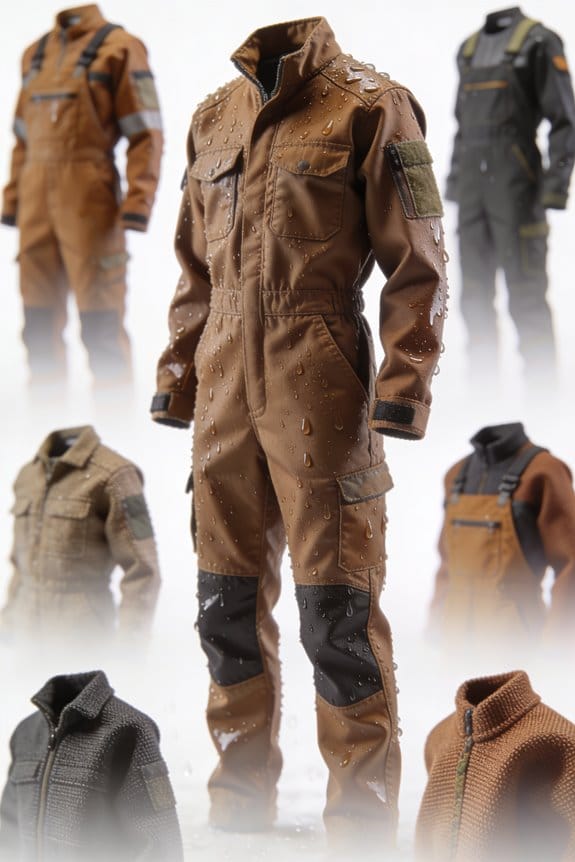 comfortable and protective coveralls