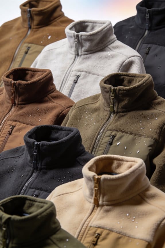 cozy full zip fleece jackets