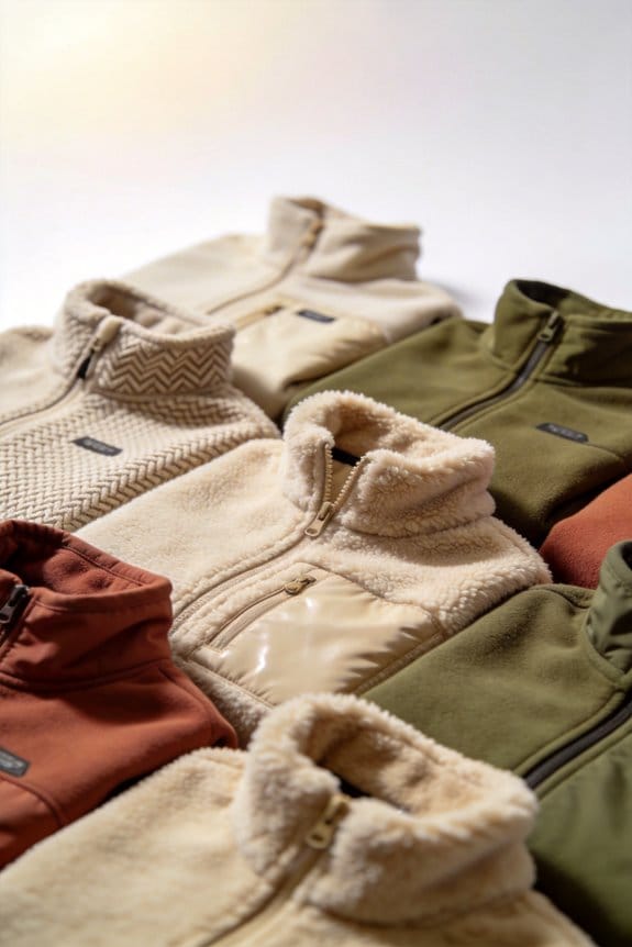cozy lightweight fleece jackets