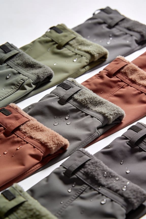 fleece lined work pants