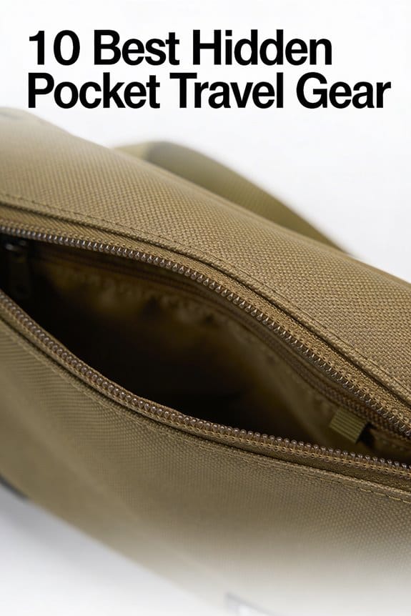 hidden pocket travel gear