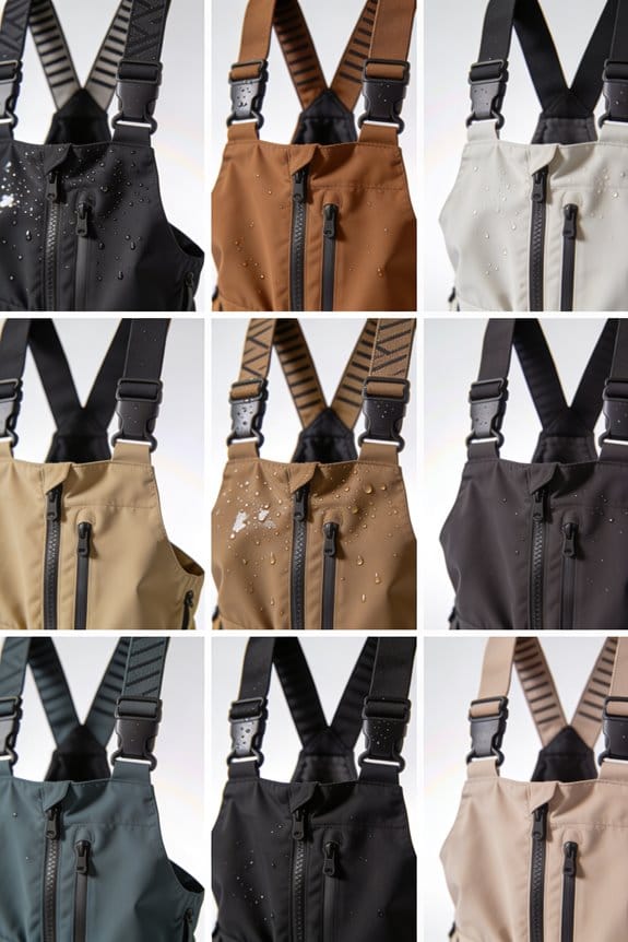 stylish and functional ski bibs