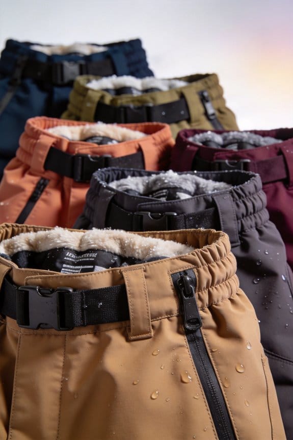 stylish and warm snow pants