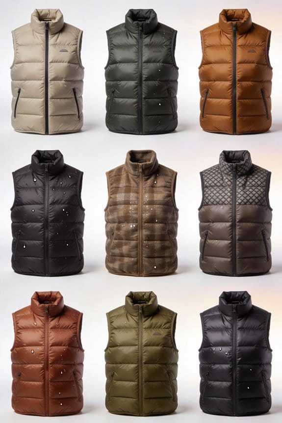 stylish functional packable vests