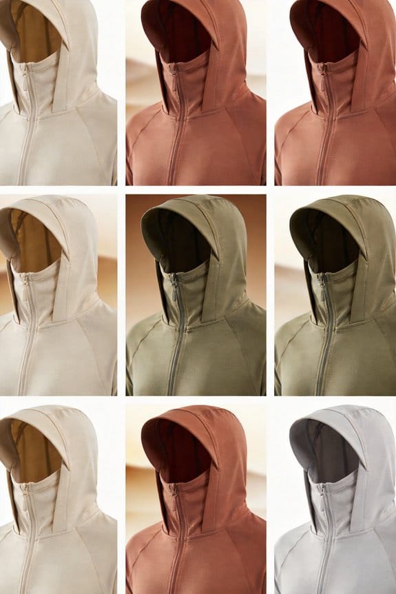 stylish sun protection hoodies