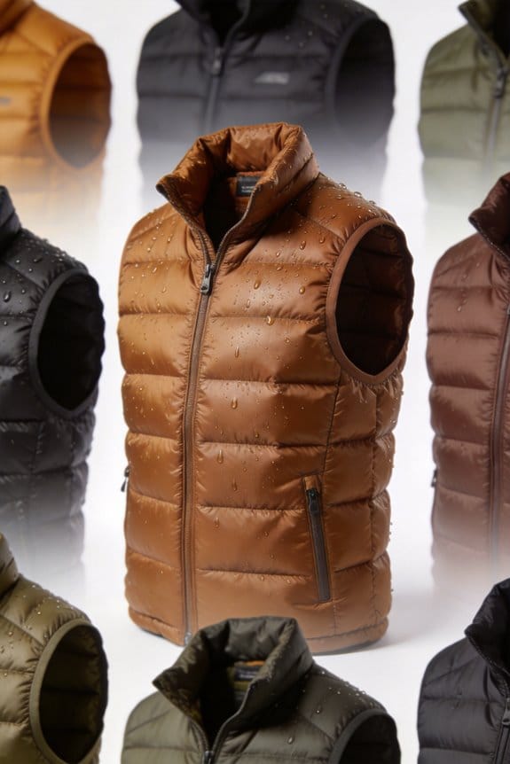 stylish warm down vests
