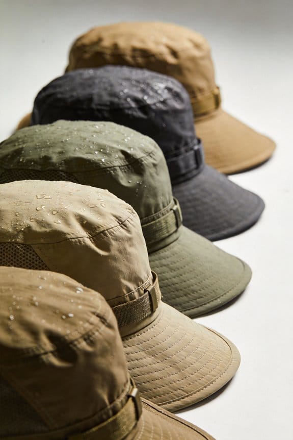 stylish waterproof rain hats