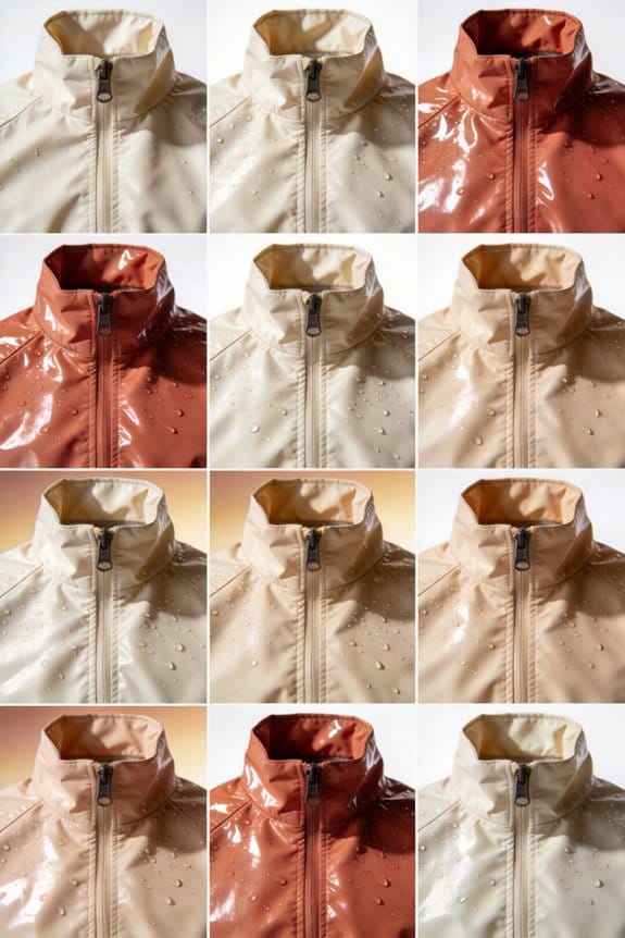 top half zip rain jackets