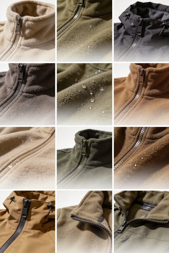 top windproof fleece jackets