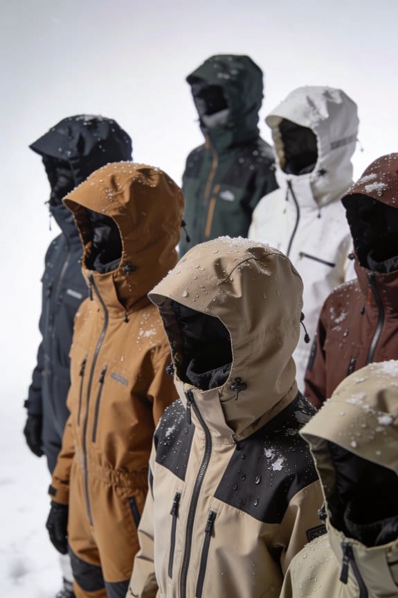 warm and stylish snow suits